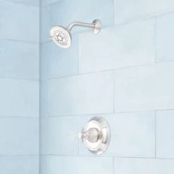 Best Pirce ✔️ Signature Hardware Boca Raton 1.8 gpm Shower Faucet Trim Only with Single Handle in Brushed Nickel 🤩