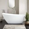 Wholesale 😉 Signature Hardware Glendora 67 x 31-1/8 in. Freestanding Bathtub with End Drain in White 🥰 -Signature Hardware Shop Query 190