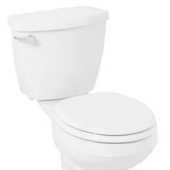 Best Sale π₯° Signature Hardware Bradenton Round Toilet Seat in White π