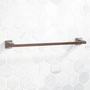 Wholesale π€© Signature Hardware Vilamonte 19-3/4 in. Towel Bar in Oil Rubbed Bronze β 4 Wholesale π€© Signature Hardware Vilamonte 19-3/4 in. Towel Bar in Oil Rubbed Bronze β - Image 2