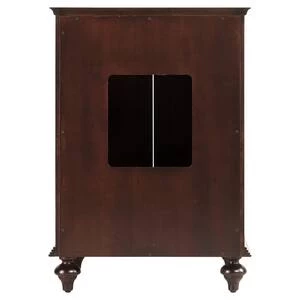 Discount π Signature Hardware Keller 24 in. Floor Mount Vanity in Dark Espresso π 6 Discount π Signature Hardware Keller 24 in. Floor Mount Vanity in Dark Espresso π - Image 4
