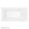 Brand new ✔️ Signature Hardware Bradenton 60 x 32 in. Soaker Alcove Bathtub with Left Drain in White 🔔