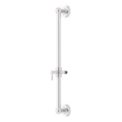 Coupon ❤️ Signature Hardware Custom Showering 27 in. Traditional Slide Bar in Polished Chrome 🔥