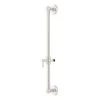 Best Sale 😀 Signature Hardware Custom Showering 27 in. Traditional Slide Bar in Brushed Nickel ⭐