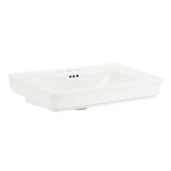 Outlet 🌟 Signature Hardware Single Bowl Porcelain Vanity Top in White 🌟