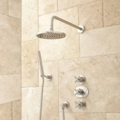 Best Pirce 🔥 Signature Hardware Exira Callas Single Function Shower System in Brushed Nickel 🔥