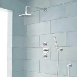 Flash Sale 🔥 Signature Hardware Exira Callas Single Function Shower System in Polished Chrome 👏 -Signature Hardware Shop Query 2034