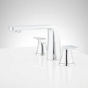 Wholesale π₯ Signature Hardware Luna Two Handle Widespread Bathroom Sink Faucet in Chrome π 5 Wholesale π₯ Signature Hardware Luna Two Handle Widespread Bathroom Sink Faucet in Chrome π - Image 3