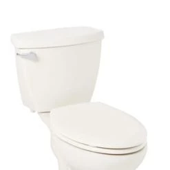 Cheap 😍 Signature Hardware Traditional Elongated Closed Front Toilet Seat with Cover in Biscuit ❤️