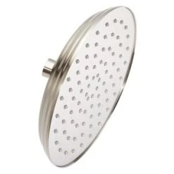 Best deal ❤️ Signature Hardware Custom Showering Single Function Rain Showerhead in Brushed Nickel 🎁
