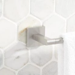 Wholesale 🎉 Signature Hardware Hibiscus 30 in. Towel Bar in Brushed Nickel 🤩