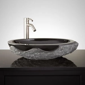 Cheap 🌟 Signature Hardware Harney Vessel in Black 🤩 3 Cheap 🌟 Signature Hardware Harney Vessel in Black 🤩