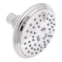 Brand new 😀 Signature Hardware Custom Showering 4-1/2 in. Multi Function Full, Massage and Full & Massage Spray Showerhead in Polished Chrome ⌛ -Signature Hardware Shop Query 2284