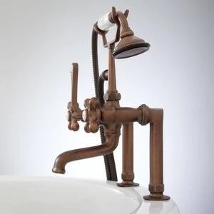 Best Sale β€οΈ Signature Hardware Telephone Three Handle Roman Tub Faucet in Oil Rubbed Bronze π 4 Best Sale β€οΈ Signature Hardware Telephone Three Handle Roman Tub Faucet in Oil Rubbed Bronze π - Image 2