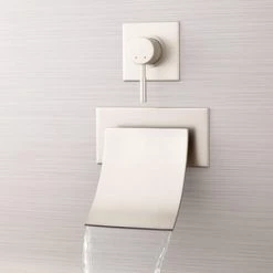 Best Pirce π Signature Hardware Reston Single Handle Wall Mount Filler in Brushed Nickel β€οΈ