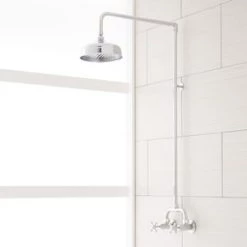 Top 10 🧨 Signature Hardware Baudette Two Handle Single Function Shower System in Polished Chrome 🧨