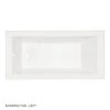 Promo ⭐ Signature Hardware Sitka 60 x 32 in. Three Wall Alcove Soaker Bathtub with Left Drain in White 🔔 -Signature Hardware Shop Query 24