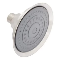 Brand new ⌛ Signature Hardware Custom Showering Single Function Full Showerhead in Brushed Nickel 🌟