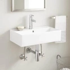 Best Pirce π Signature Hardware Goncalves Wall Mount Basin in White π 13 Best Pirce π Signature Hardware Goncalves Wall Mount Basin in White π -Signature Hardware Shop Query 2459