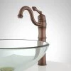 Buy 😉 Signature Hardware Trevena Single Handle Vessel Filler Bathroom Sink Faucet in Oil Rubbed Bronze 🎁 -Signature Hardware Shop Query 2505