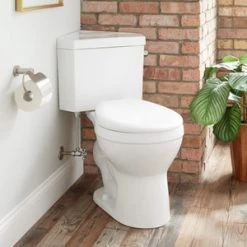 Best reviews of 😀 Signature Hardware Braeburn 1.28 gpf Round Two Piece Toilet in White 🔔
