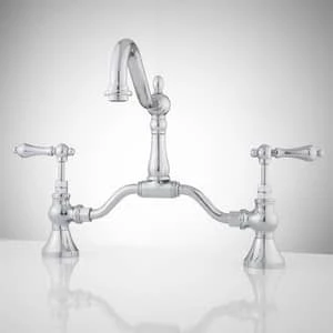 Top 10 β Signature Hardware Elnora Two Handle Bridge Bathroom Sink Faucet in Chrome π 5 Top 10 β Signature Hardware Elnora Two Handle Bridge Bathroom Sink Faucet in Chrome π - Image 3