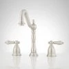 Buy 😉 Signature Hardware Victorian Two Handle Widespread Bathroom Sink Faucet in Brushed Nickel 🔔 -Signature Hardware Shop Query 2565