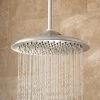 Hot Sale ✨ Signature Hardware Bostonian Single Function Rainfall Showerhead in Brushed Nickel 🔥 -Signature Hardware Shop Query 2568