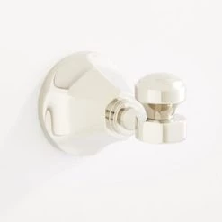 Promo 💯 Signature Hardware Key West 1 Robe Hook in Polished Nickel 👏
