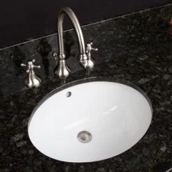 New 🌟 Signature Hardware 18-5/8 in. Oval Undermount Basin in White ✔️