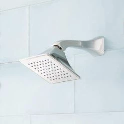 Cheapest 😍 Signature Hardware Vilamonte Single Function Full Spray Showerhead in Polished Nickel 😀 -Signature Hardware Shop Query 2597