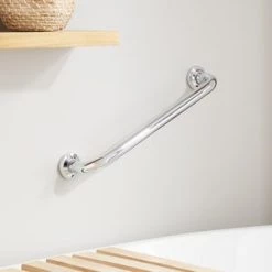 Cheapest 🤩 Signature Hardware Lenoir 17-3/4 in. Grab Bar in Chrome ⌛