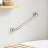 Best reviews of ⭐ Signature Hardware Lenoir 17-3/4 in. Grab Bar in Brushed Nickel ⌛