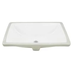 Cheap 🌟 Signature Hardware 18-1/4 in. Rectangular Undermount Bathroom Sink in White ✔️