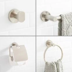 Promo π Signature Hardware Rotunda 4 Piece Bathroom Accessory Set in Brushed Nickel β€οΈ 9 Promo π Signature Hardware Rotunda 4 Piece Bathroom Accessory Set in Brushed Nickel β€οΈ -Signature Hardware Shop Query 2654