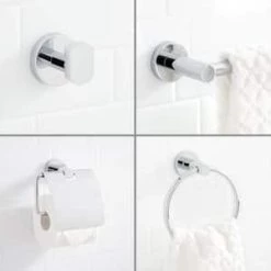 Outlet π― Signature Hardware Rotunda 4 Piece Bathroom Accessory Set in Chrome π 9 Outlet π― Signature Hardware Rotunda 4 Piece Bathroom Accessory Set in Chrome π -Signature Hardware Shop Query 2659