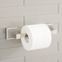 Cheapest 🔥 Signature Hardware Pinecrest Wall Mount Toilet Tissue Holder in Polished Nickel 🥰 -Signature Hardware Shop Query 2681