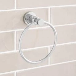 Promo π Signature Hardware Greyfield Towel Ring in Polished Chrome π 6 Promo π Signature Hardware Greyfield Towel Ring in Polished Chrome π -Signature Hardware Shop Query 2695