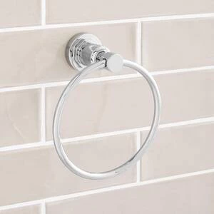 Promo π Signature Hardware Greyfield Towel Ring in Polished Chrome π 4 Promo π Signature Hardware Greyfield Towel Ring in Polished Chrome π - Image 2