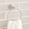 Best Sale 🛒 Signature Hardware Greyfield Towel Ring in Brushed Nickel ✨ -Signature Hardware Shop Query 2700