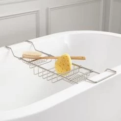 Discount π₯ Signature Hardware Nottingham Brass Tub Caddy in Brushed Nickel β 7 Discount π₯ Signature Hardware Nottingham Brass Tub Caddy in Brushed Nickel β -Signature Hardware Shop Query 2714