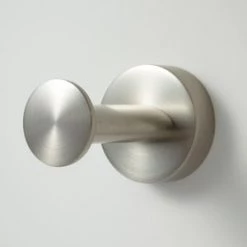 Wholesale 🌟 Signature Hardware Prague Single Robe Hook in Brushed Nickel 👍