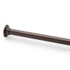 Deals 👏 Signature Hardware 96 in. Wall Mount Straight Shower Rod in Oil Rubbed Bronze ❤️ -Signature Hardware Shop Query 2721