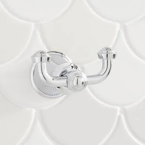 Budget π Signature Hardware Cooper 2-Hook Robe Hook in Polished Chrome π₯ 4 Budget π Signature Hardware Cooper 2-Hook Robe Hook in Polished Chrome π₯ - Image 2
