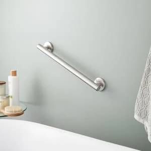Best Pirce β€οΈ Signature Hardware Contemporary 1-1/4 x 18 in. Grab Bar in Brushed Nickel π₯° 4 Best Pirce β€οΈ Signature Hardware Contemporary 1-1/4 x 18 in. Grab Bar in Brushed Nickel π₯° - Image 2