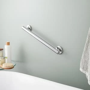 Flash Sale π Signature Hardware Contemporary 1-1/4 x 18 in. Grab Bar in Polished Chrome π 4 Flash Sale π Signature Hardware Contemporary 1-1/4 x 18 in. Grab Bar in Polished Chrome π - Image 2