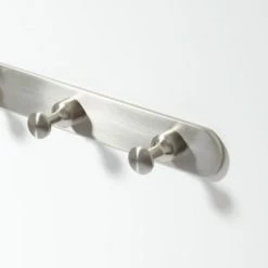 Best Sale 😀 Signature Hardware Beckett 5 Robe Hook in Brushed Nickel 🎁