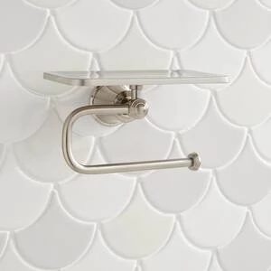 Budget π Signature Hardware Modern Wall Toilet Tissue Holder in Brushed Nickel π― 5 Budget π Signature Hardware Modern Wall Toilet Tissue Holder in Brushed Nickel π― - Image 3