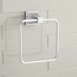 Best Pirce π₯ Signature Hardware Pinecrest Rectangular Closed Towel Ring in Polished Chrome β 4 Best Pirce π₯ Signature Hardware Pinecrest Rectangular Closed Towel Ring in Polished Chrome β - Image 2