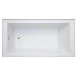 Promo ⭐ Signature Hardware Sitka 60 x 32 in. Three Wall Alcove Soaker Bathtub with Left Drain in White 🔔 -Signature Hardware Shop Query 28